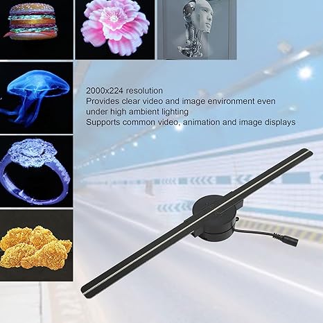 🔥3D Hologram LED Fan Projecto